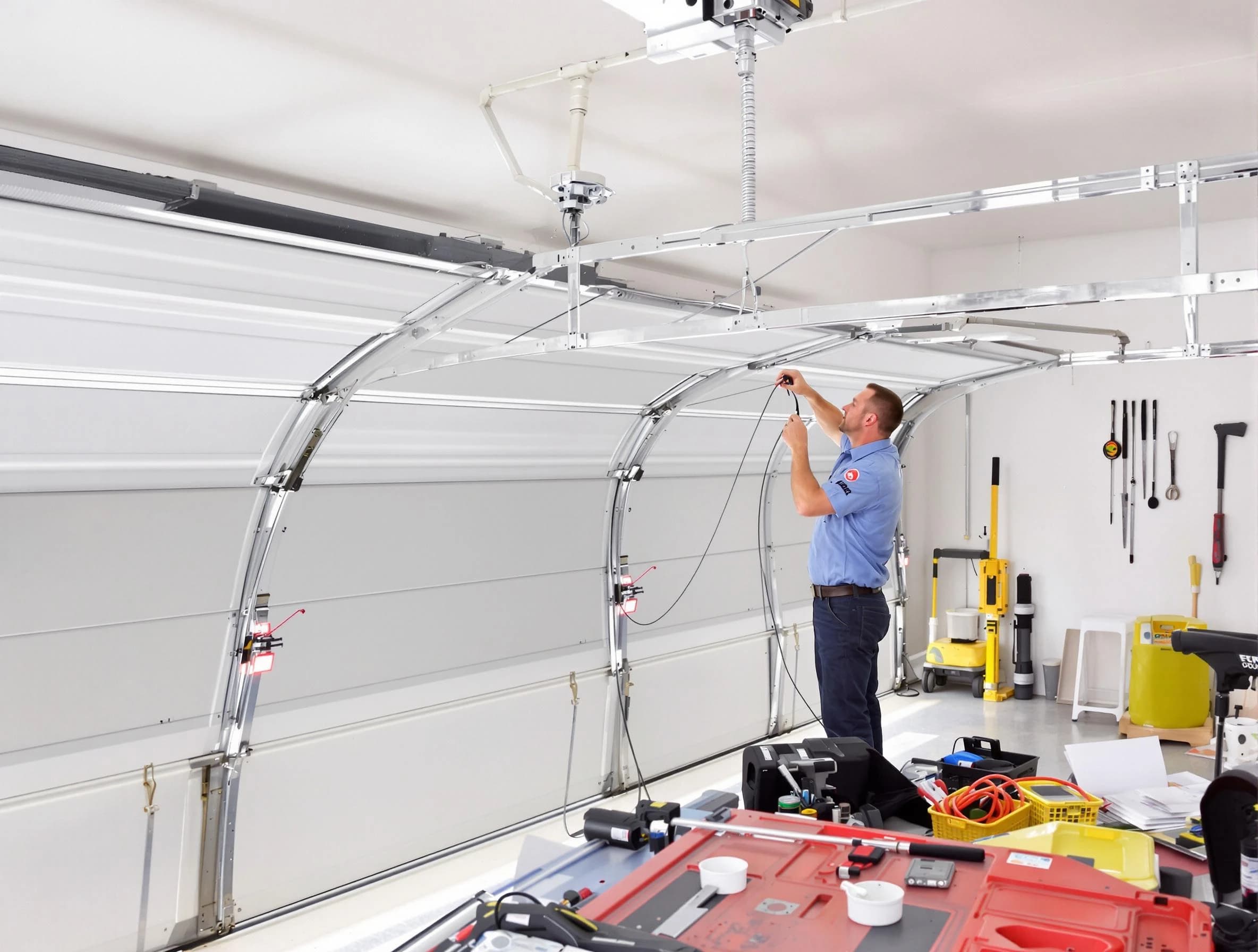 Garage door cable repair service by Hendersonville Garage Door Repair in Hendersonville