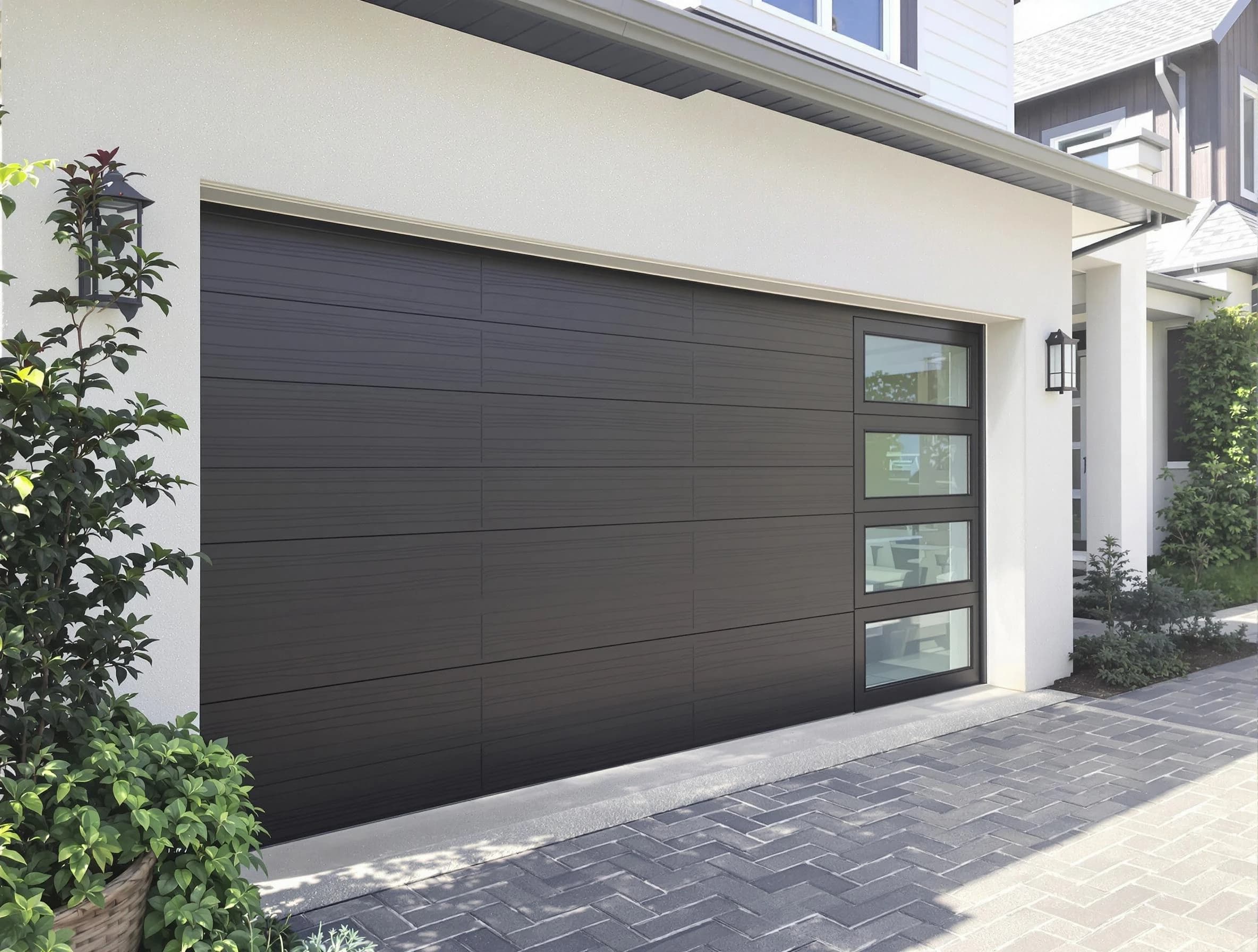 Custom garage door installation by Hendersonville Garage Door Repair in Hendersonville