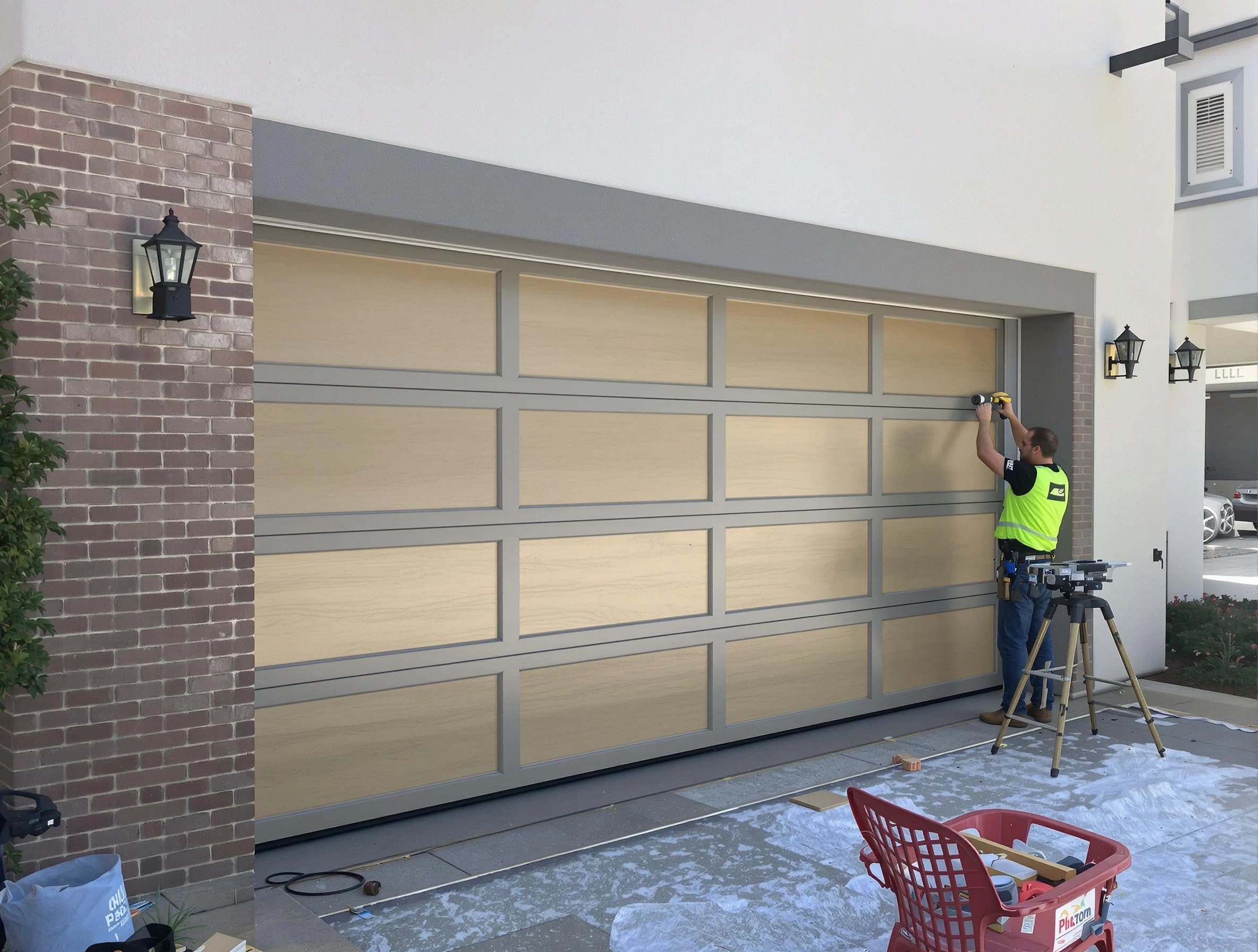 Garage door replacement service by Hendersonville Garage Door Repair in Hendersonville