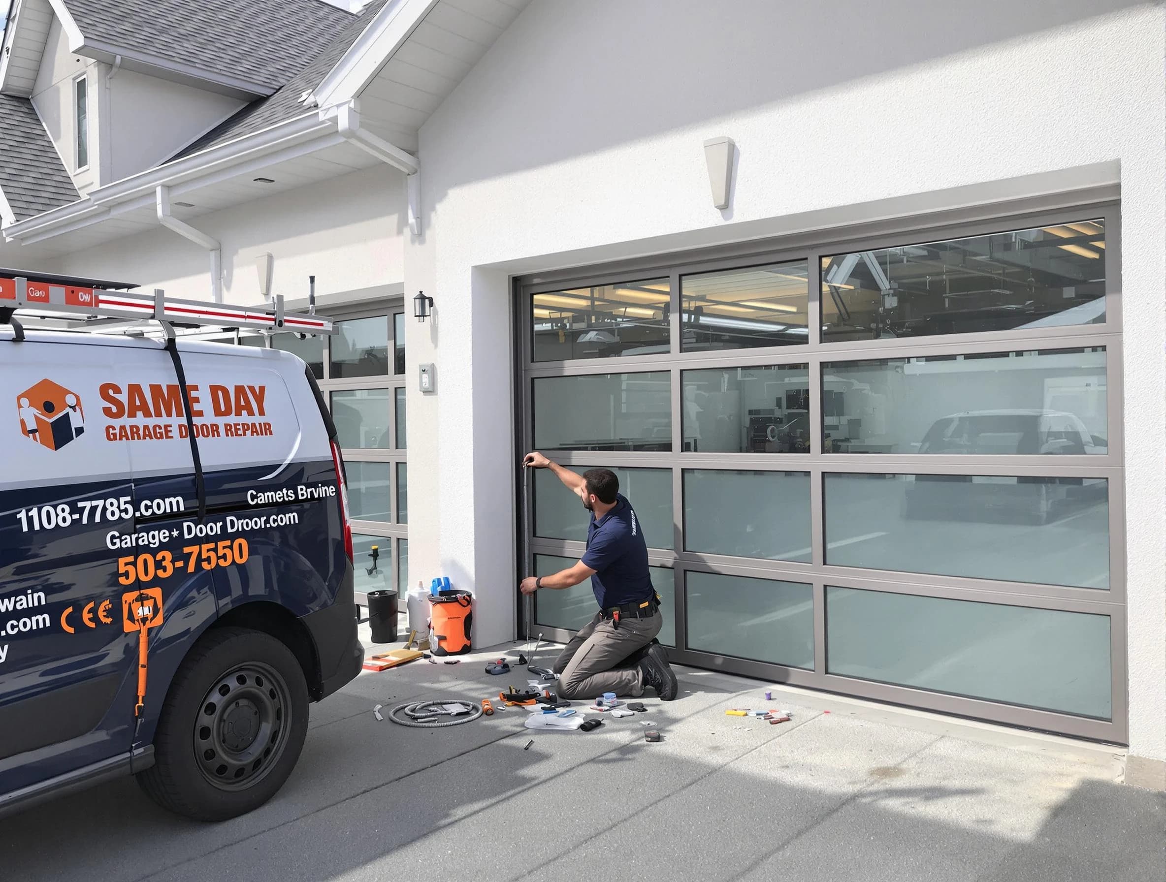 Same-day garage door repair service by Hendersonville Garage Door Repair in Hendersonville