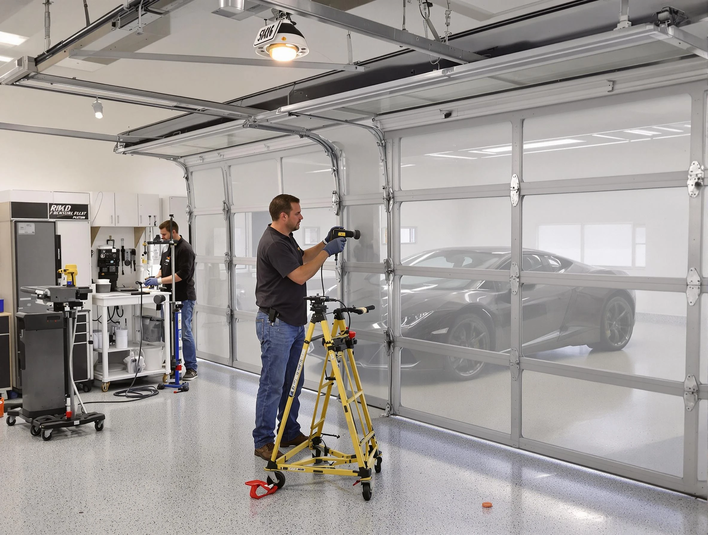 Garage Door Dents Repair in Hendersonville