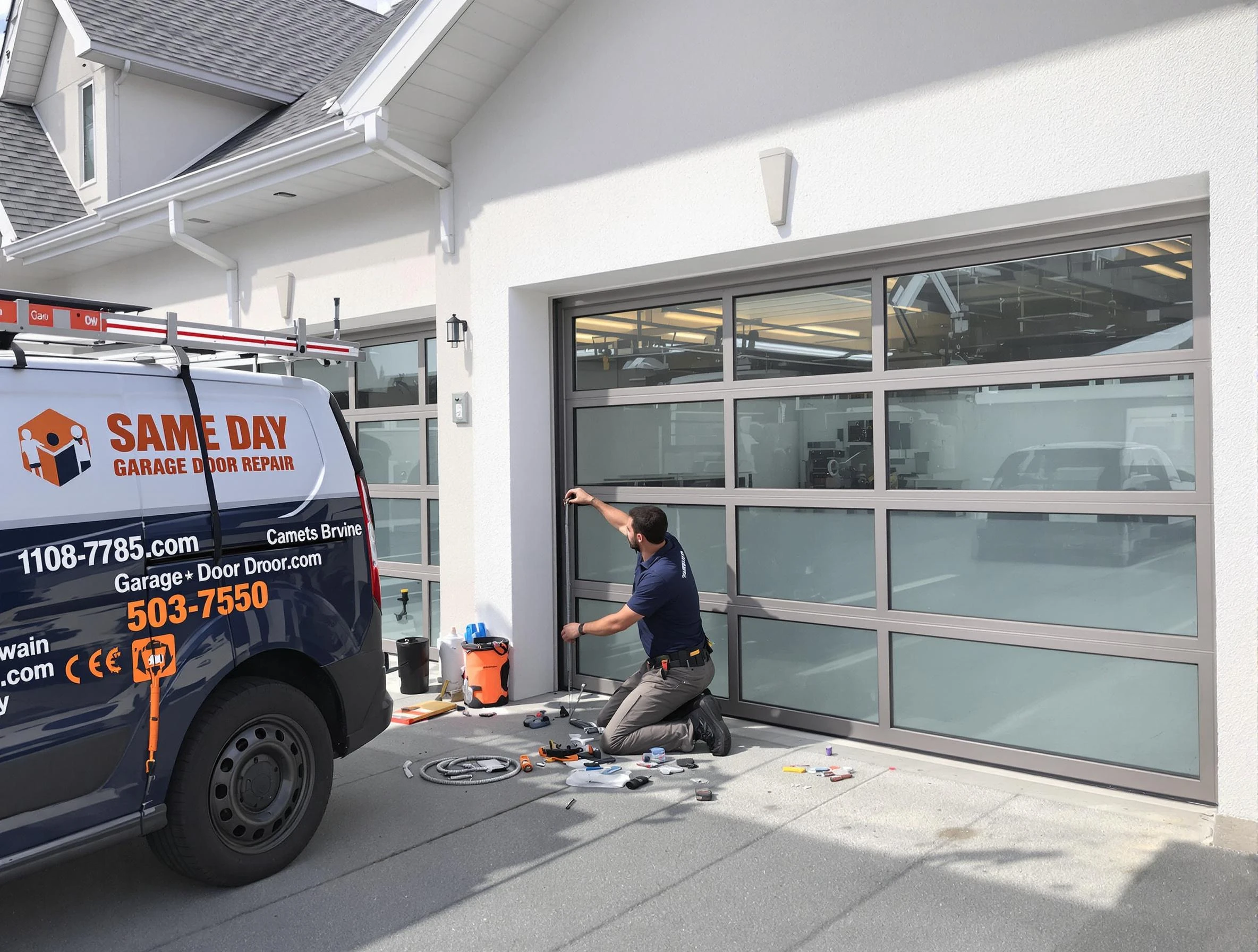 Same-day garage door repair service by Hendersonville Garage Door Repair in Hendersonville